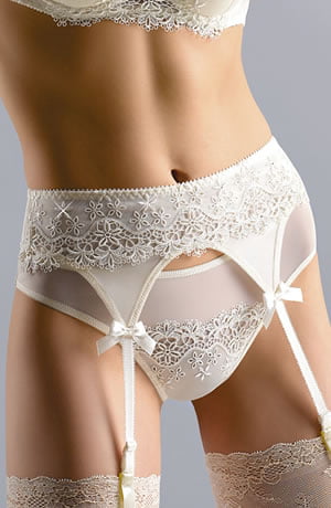 Jonquil Suspender Belt Bridal Hosiery