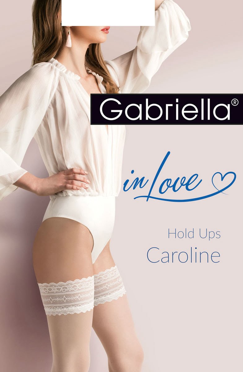 Calze Caroline White Bridal Hosiery