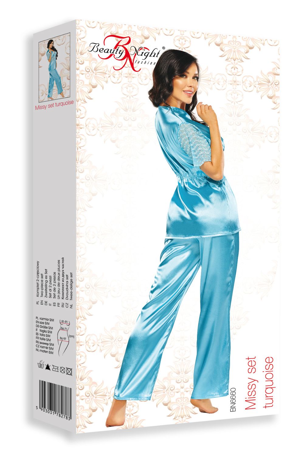 BN Missy Set Turquoise Nightwear Nightwear