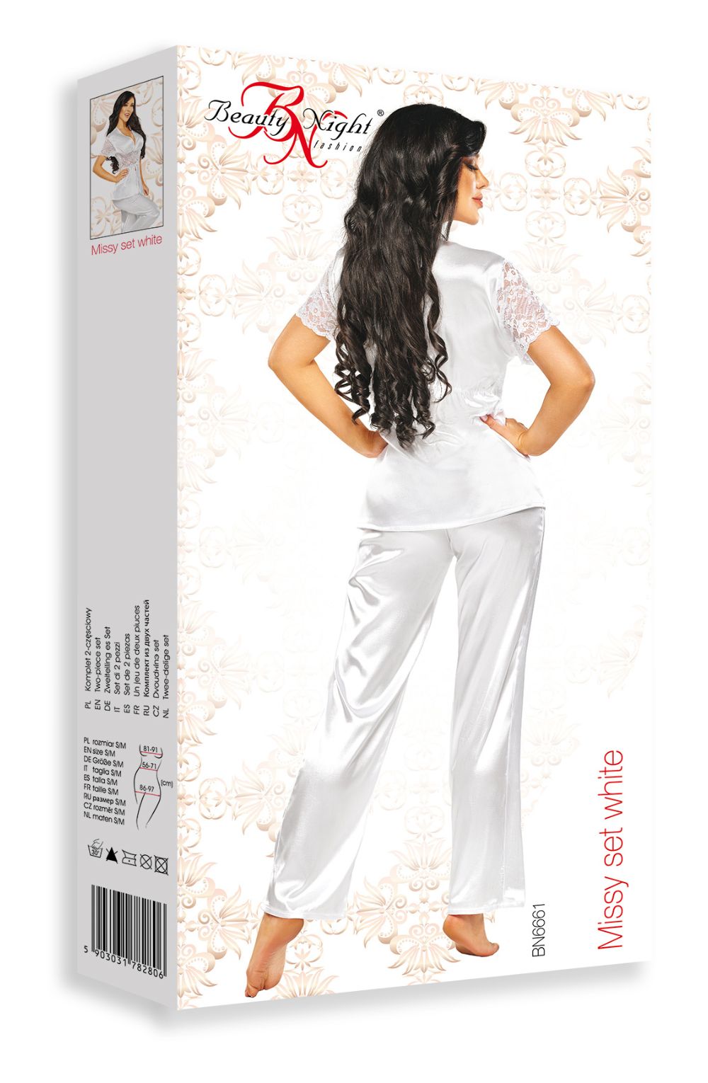 BN Missy Set White Nightwear Nightwear