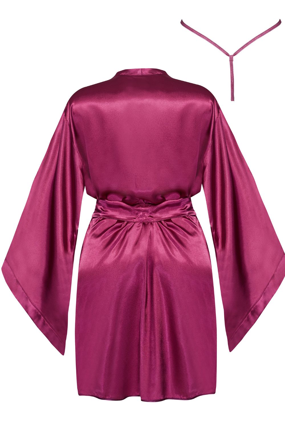 BN Samira Peignoir Burgundy Bedroom Wear Nightwear