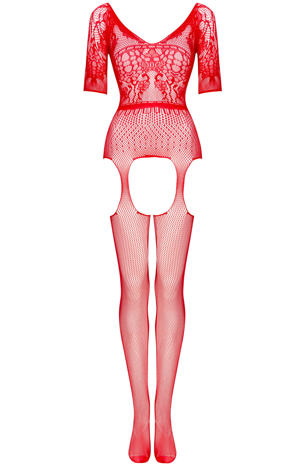 BN Courtney Red Bedroom Wear Bodystocking