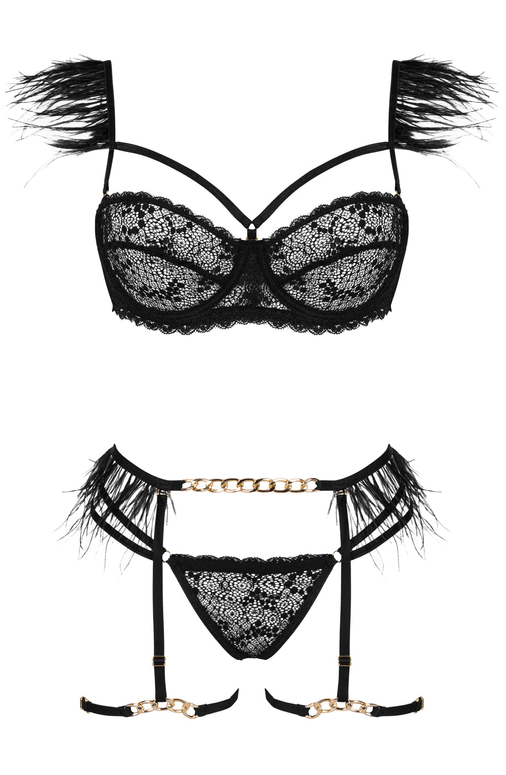 BN Crystal Black Bedroom Wear