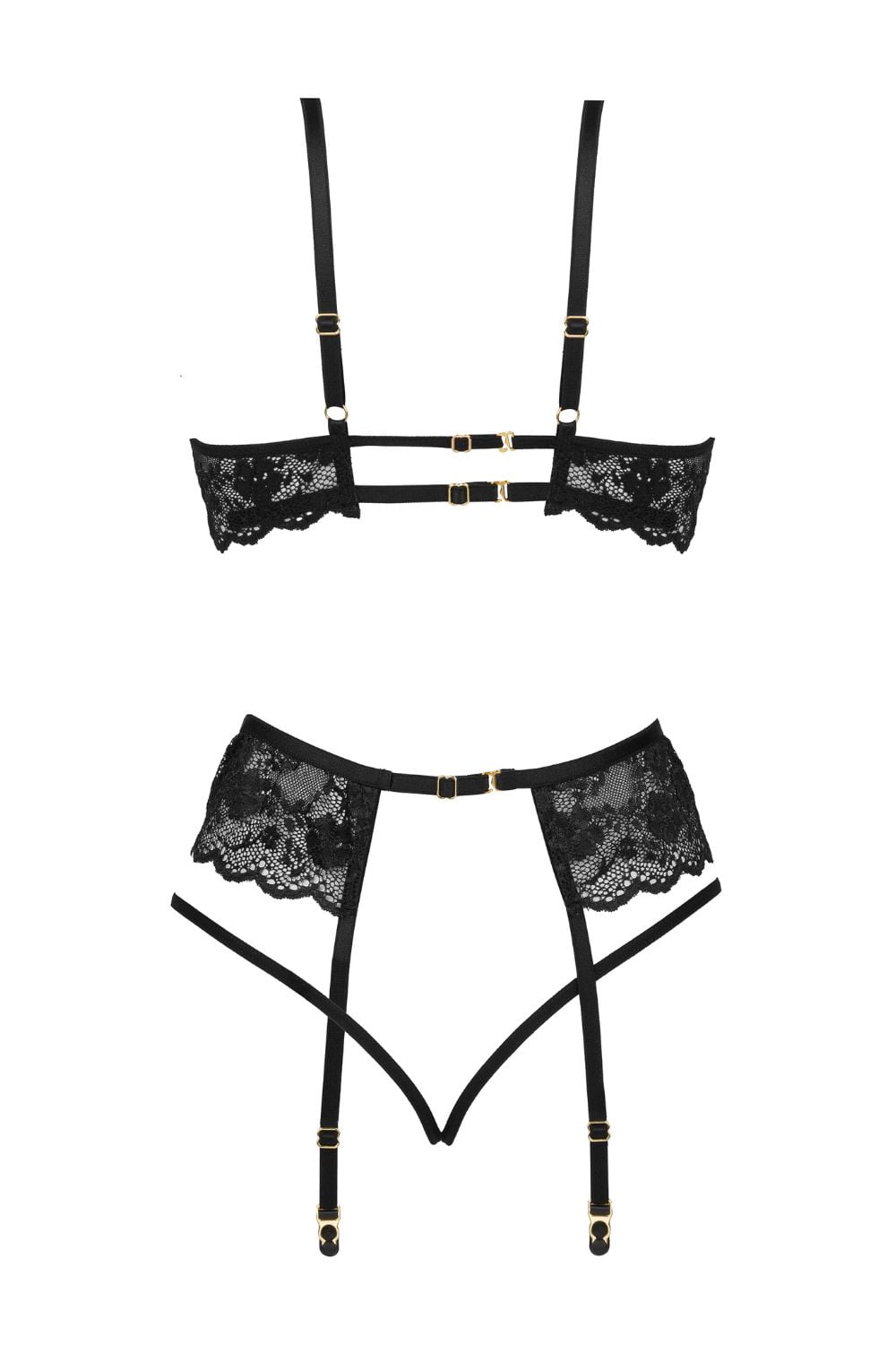 BN Rose Set Black Everyday Bras