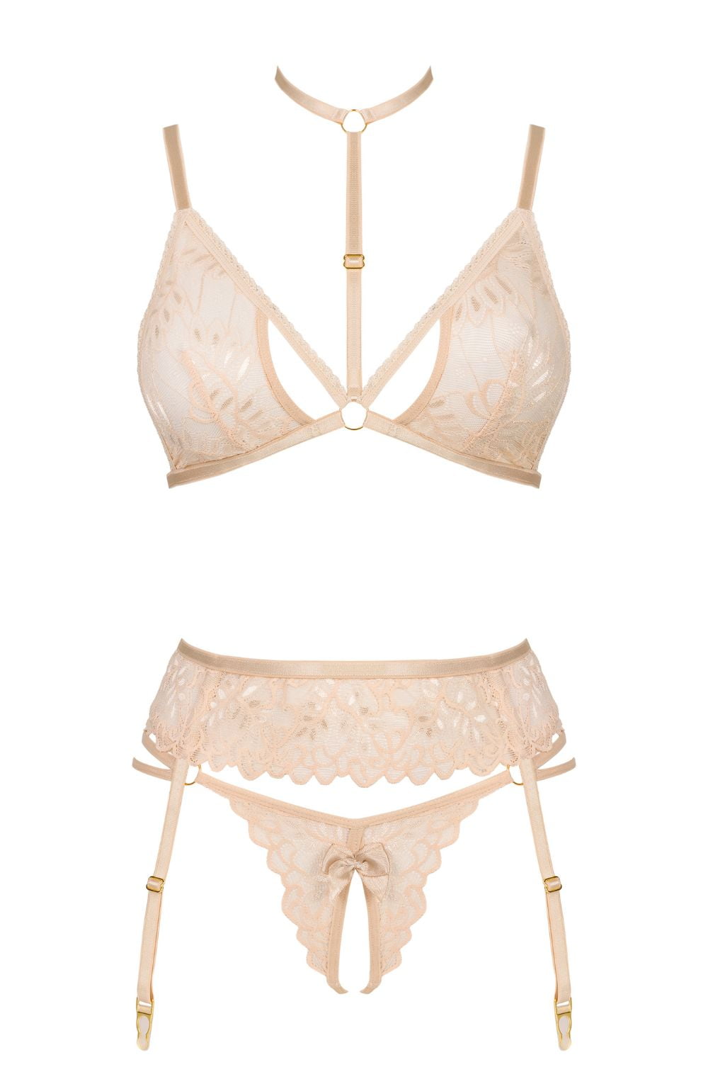 BN Noemi Set Nude Bedroom Wear Lingerie Sets