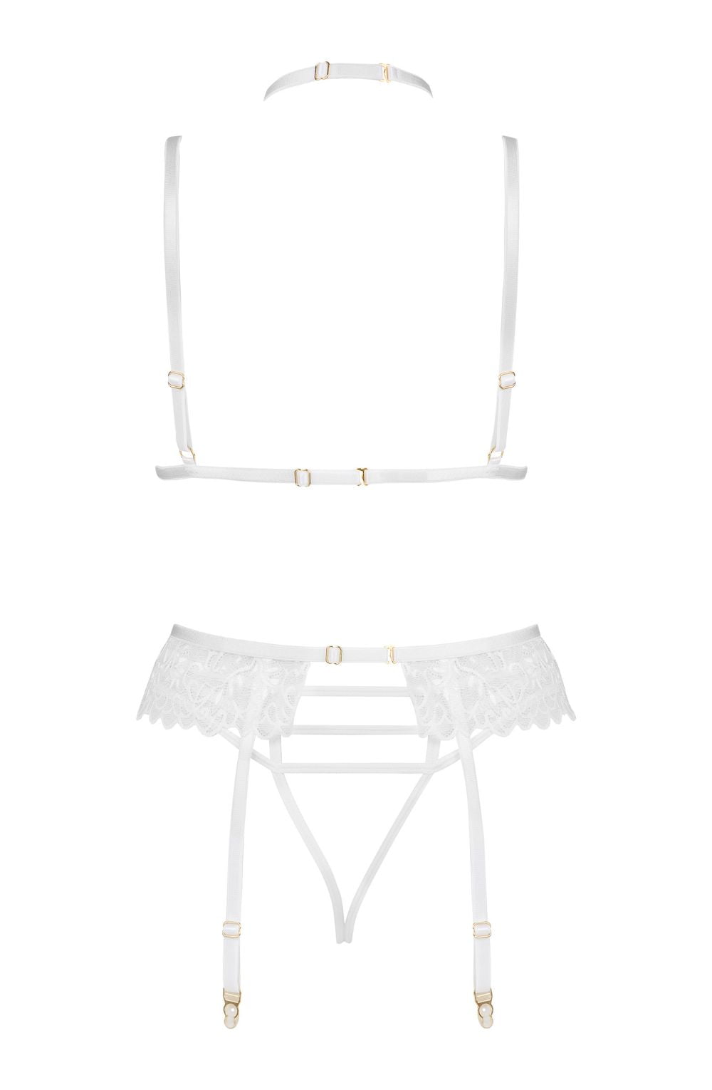 BN Noemi Set White Bridal Lingerie Sets