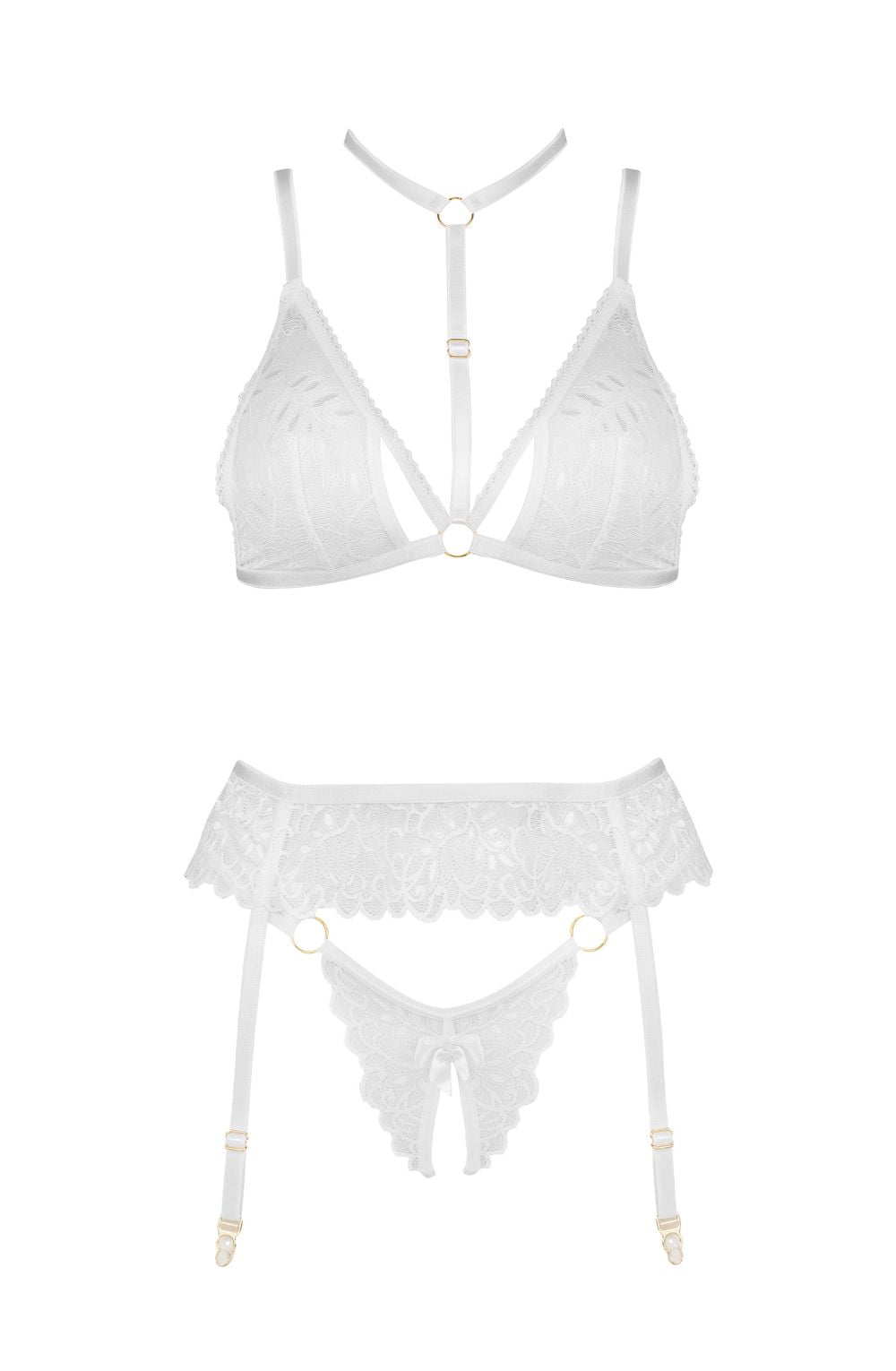 BN Noemi Set White Bridal Lingerie Sets