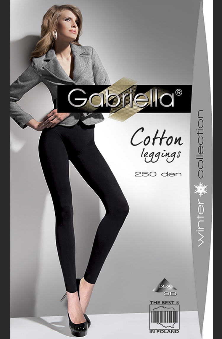 Cotton Leggings Black Hosiery Hosiery