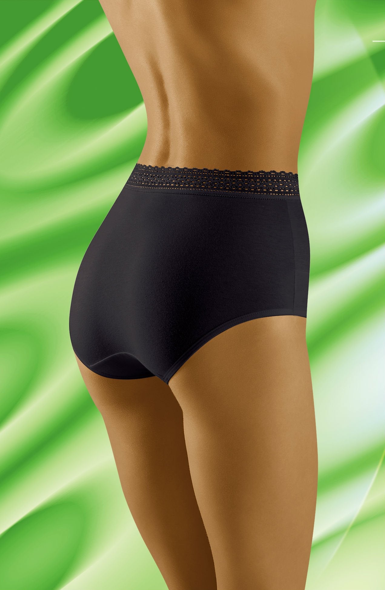 Eco-Go Black Plus Sizes Briefs and Thongs