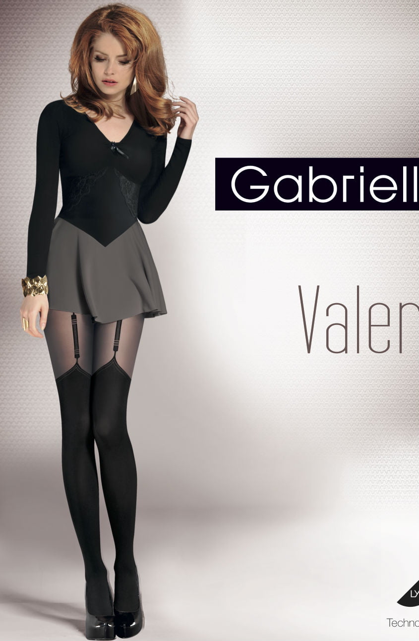 Fantasia Valery Tights Black Bedroom Wear Hosiery