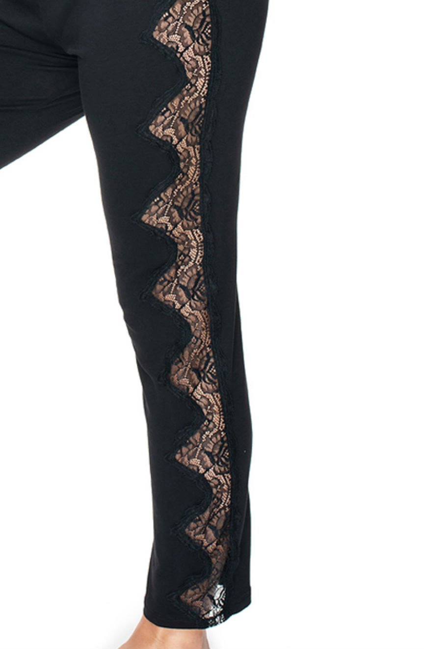 Pandora Black Pyjama Nightwear Nightwear