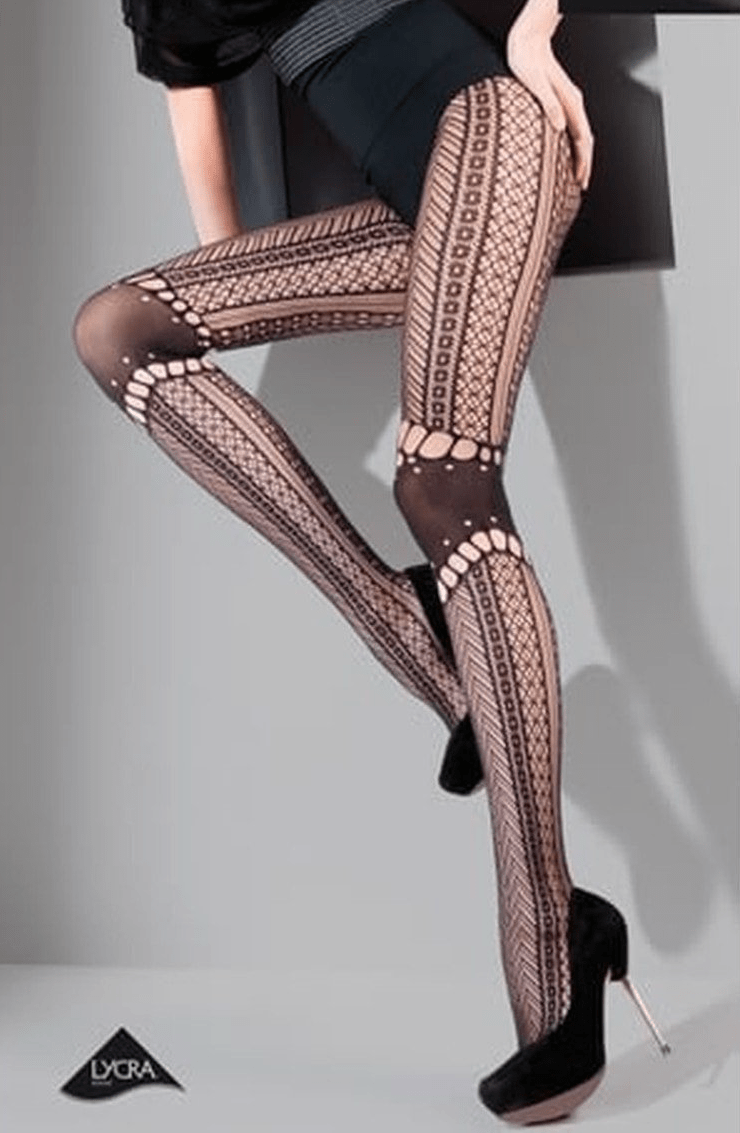 Kabaretta Collant Zazu Tights Black Hosiery Hosiery