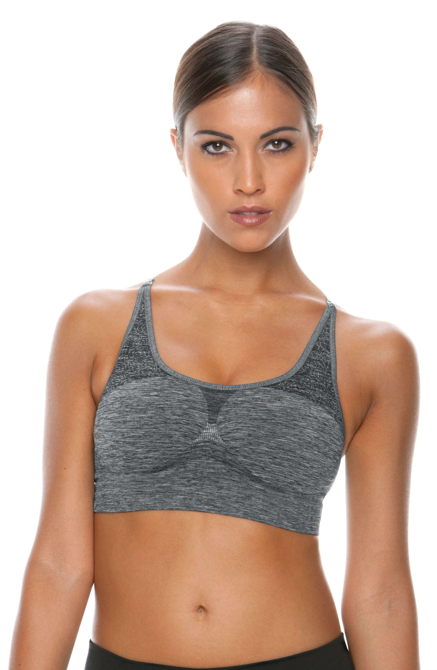 Sports Bra Melange/Grey Shapewear Bras