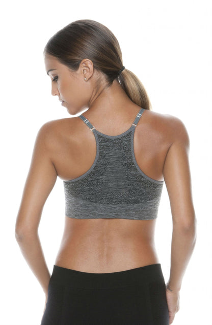 Sports Bra Melange/Grey Shapewear Bras