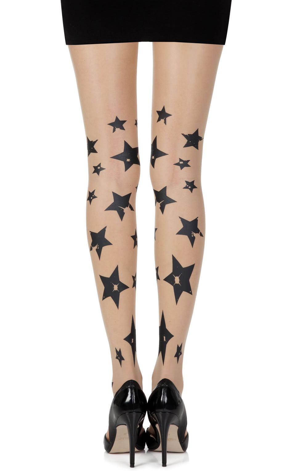 Shooting Stars Skin Sheer Print Tights Hosiery Hosiery