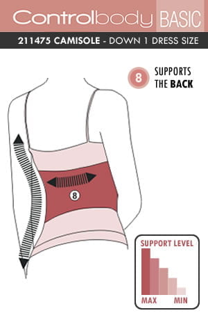 Shaping Camisole Nero Shapewear Lingerie Sets