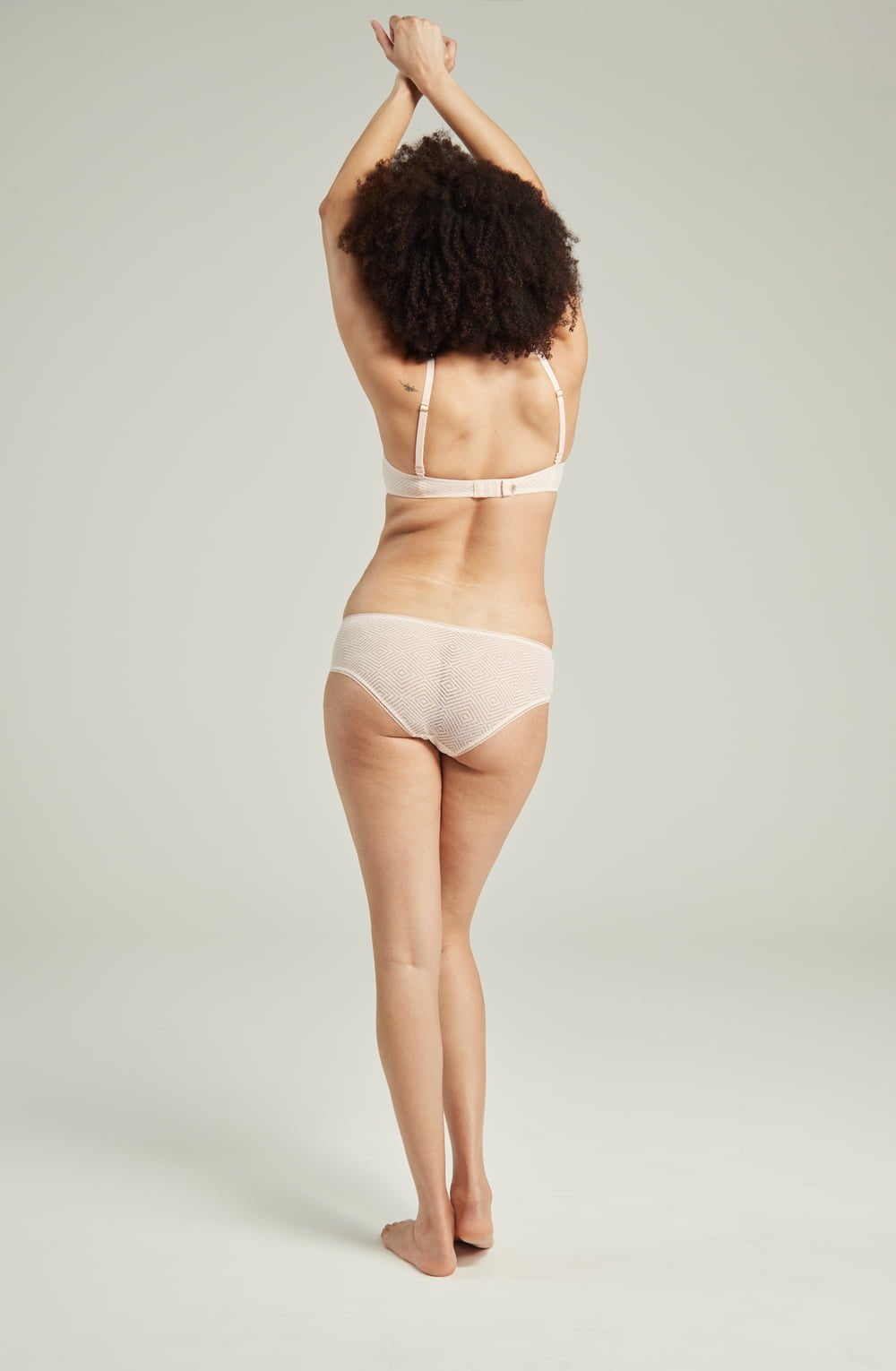 The Sheer Deco Lift Balcony Bra Blush Pink Up to GG Cup Everyday Lingerie Sets