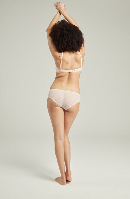The Sheer Deco Lift Balcony Bra Blush Pink Up to GG Cup Everyday Lingerie Sets
