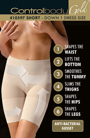 Shaping Shorts Bianco Shapewear Shapewear