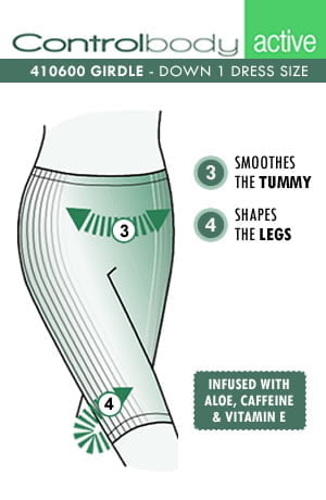 Infused Shaping Leggings Bianco Shapewear Shapewear