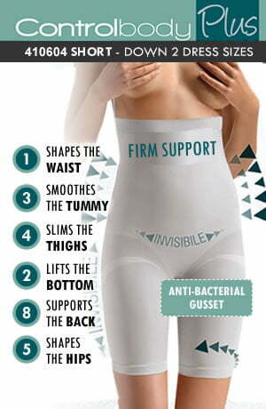 High Waist Long Shaping Shorts Bianco Shapewear Shapewear