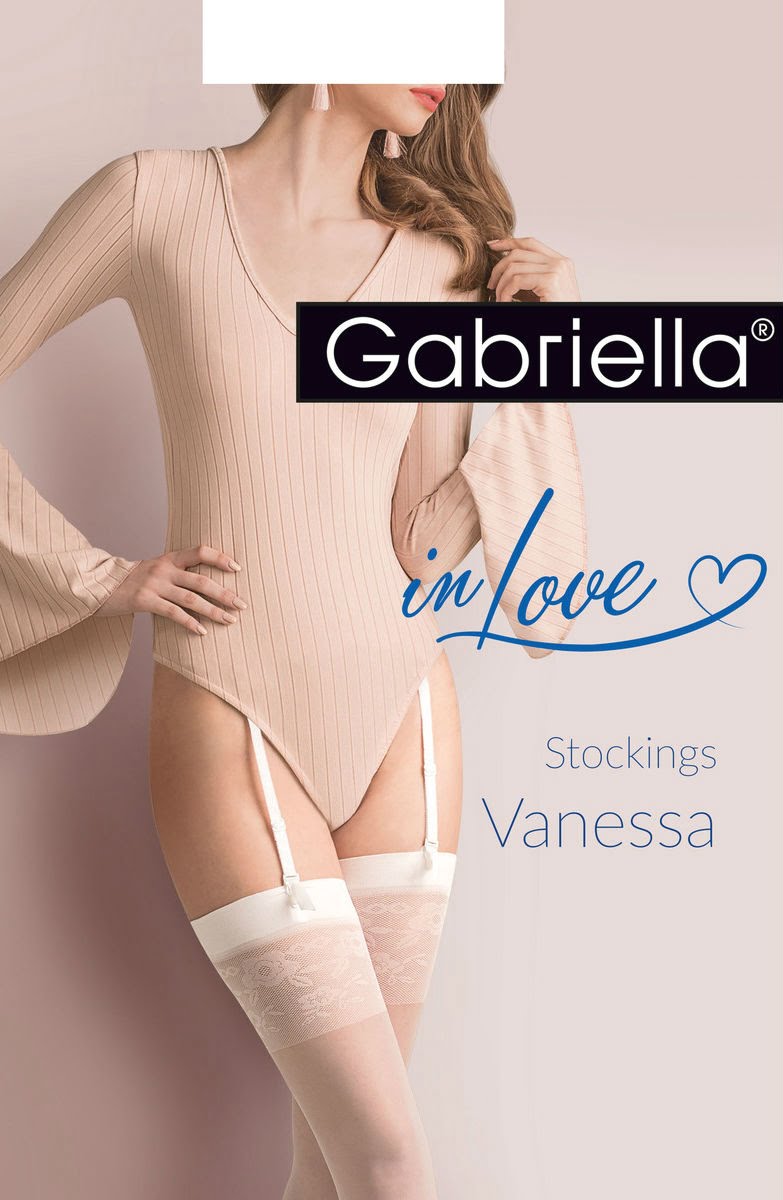 Calze Vanessa Stockings White Bridal Hosiery