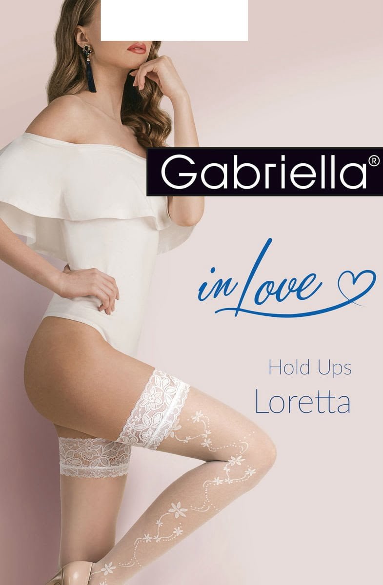 Calze Loretta White Bridal Hosiery