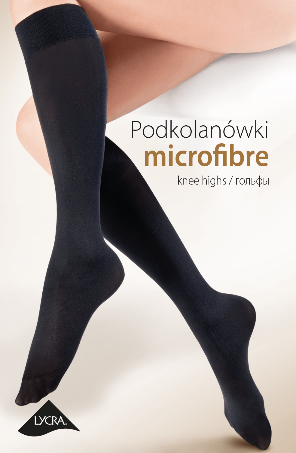 Microfibre Knee Highs Black Hosiery Hosiery