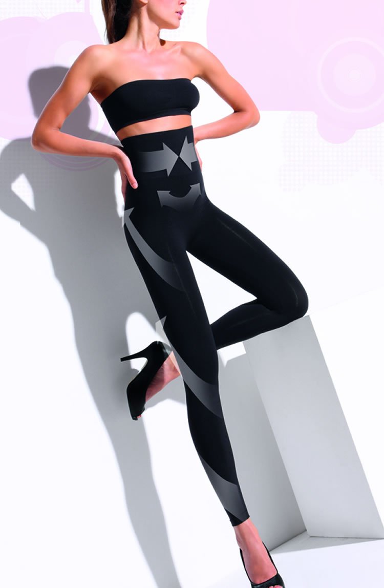 High Waist Shaping Leggings Nero Shapewear Shapewear