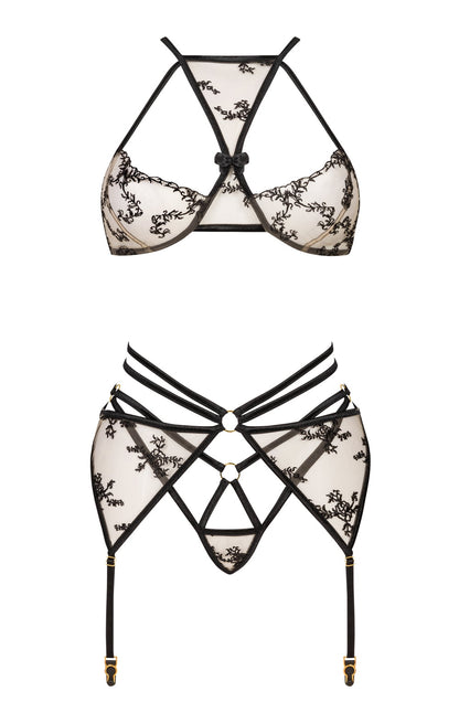 BN Aisha Set Black Bedroom Wear Lingerie Sets