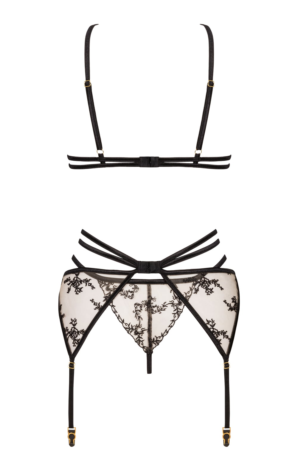 BN Aisha Set Black Bedroom Wear Lingerie Sets
