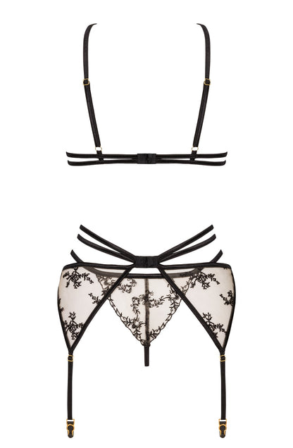 BN Aisha Set Black Bedroom Wear Lingerie Sets