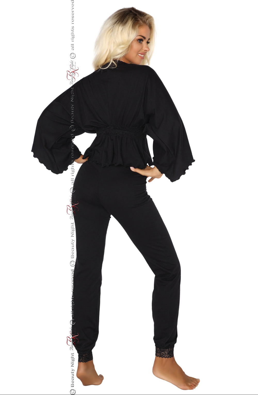 BN Margot Black Nightwear Pyjamas