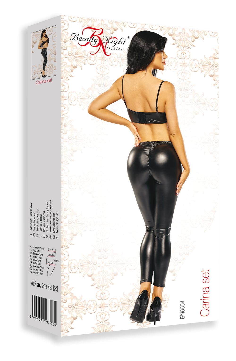 BN Carina Set Clubwear Wet Look