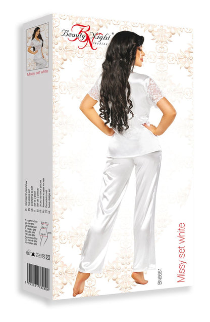 BN Missy Set White Nightwear Nightwear
