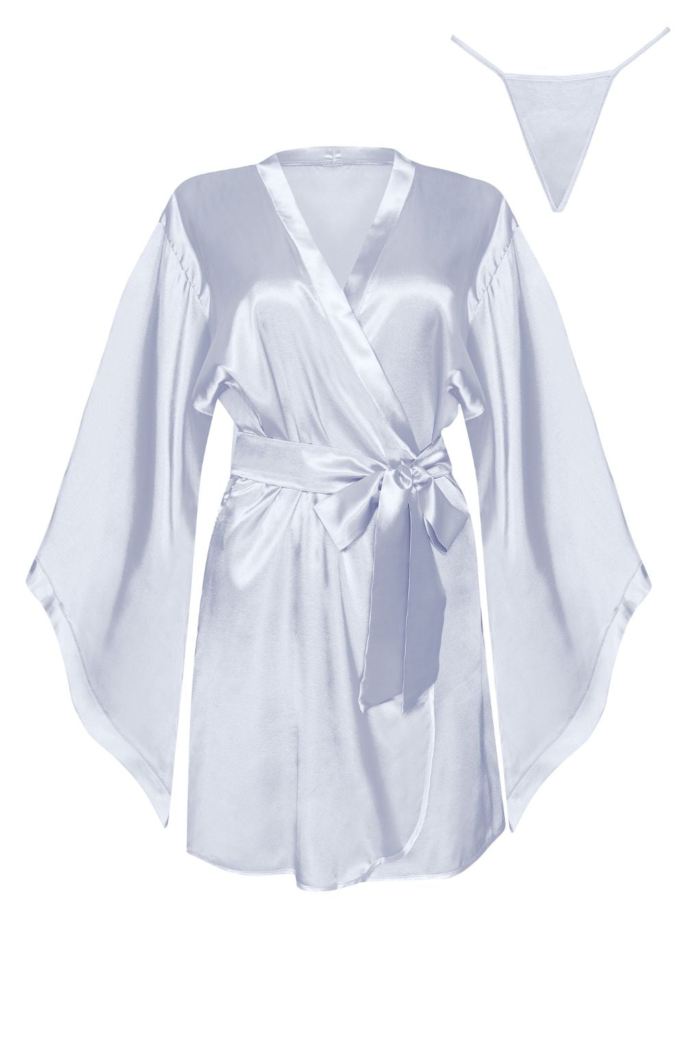 BN Samira Peignoir Silver Bedroom Wear Nightwear