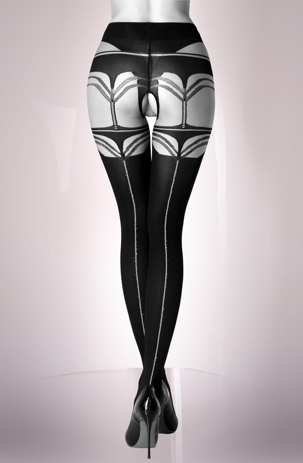 BS Crotchless Tights Bedroom Wear Hold Ups