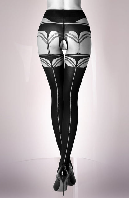 BS Crotchless Tights Bedroom Wear Hold Ups