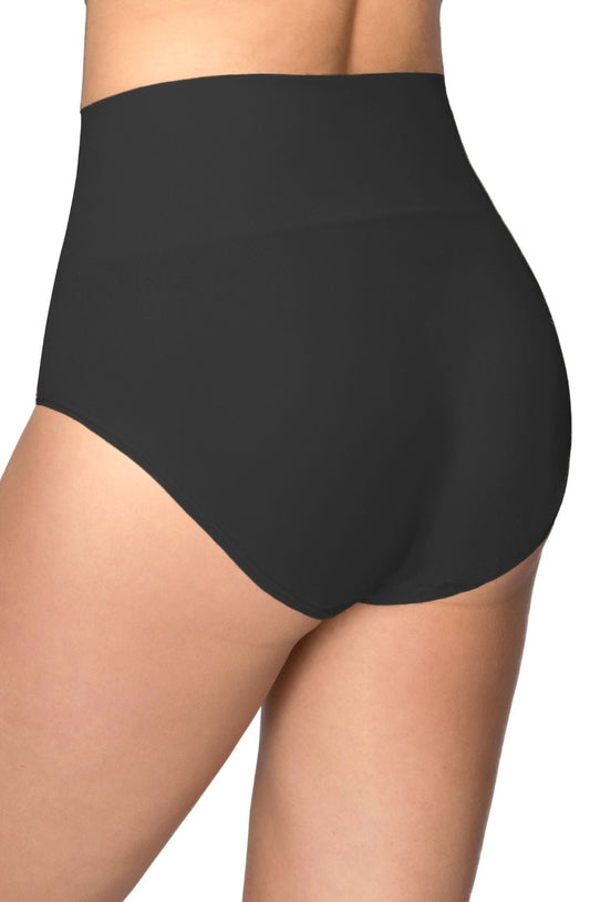 Tummy Control Brief Nero Plus Sizes Briefs and Thongs