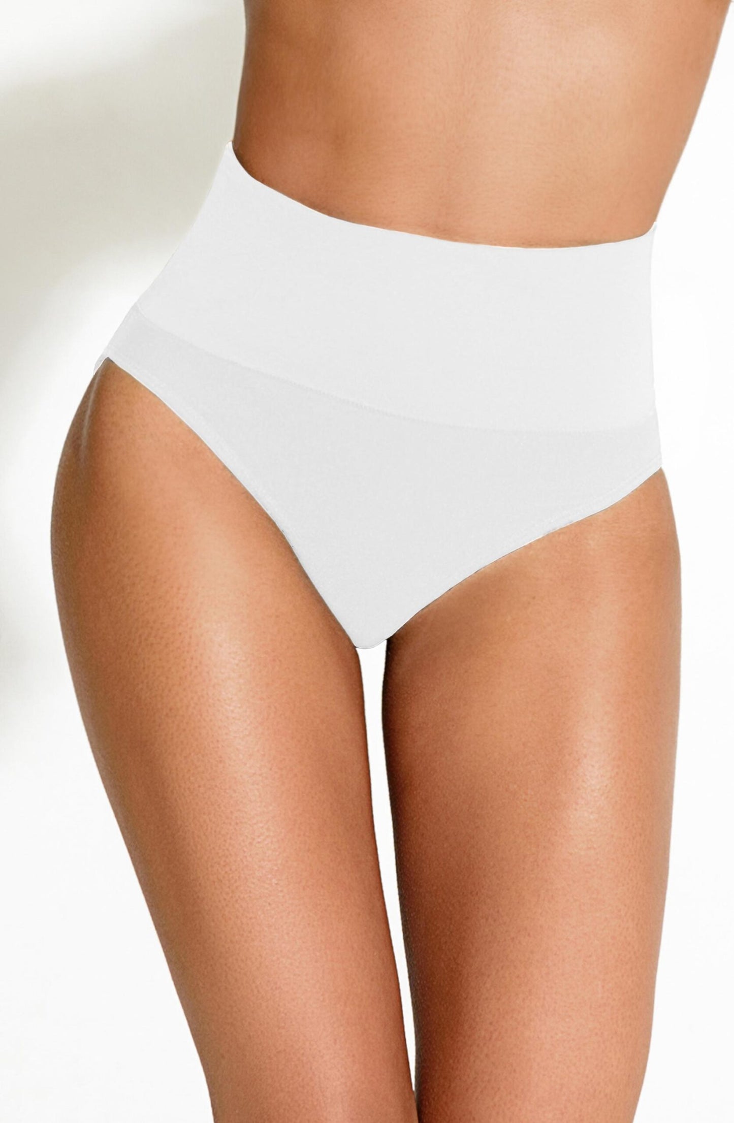 Tummy Control Brief Bianco Plus Sizes Briefs and Thongs