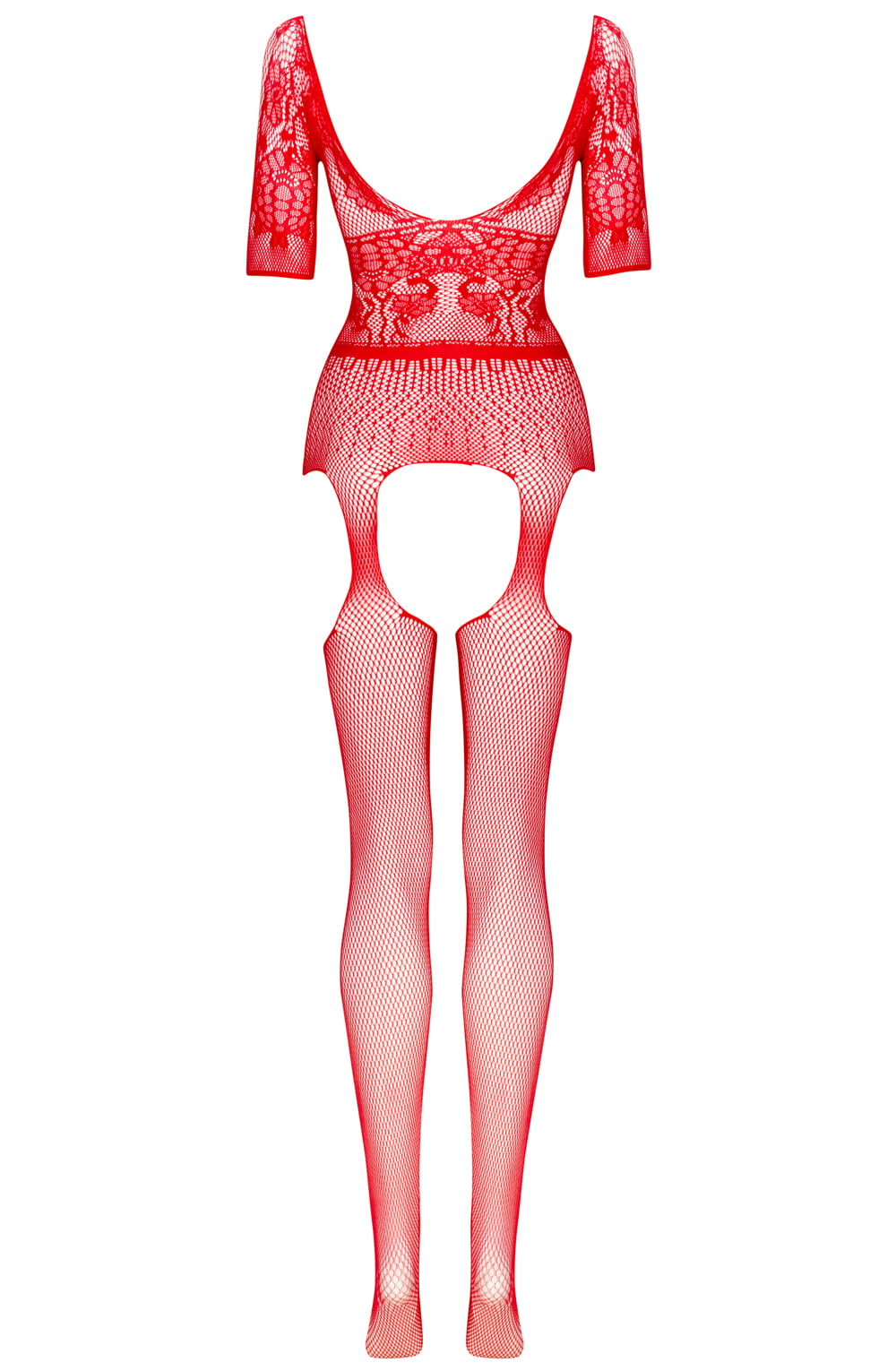BN Courtney Red Bedroom Wear Bodystocking