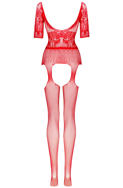 BN Courtney Red Bedroom Wear Bodystocking
