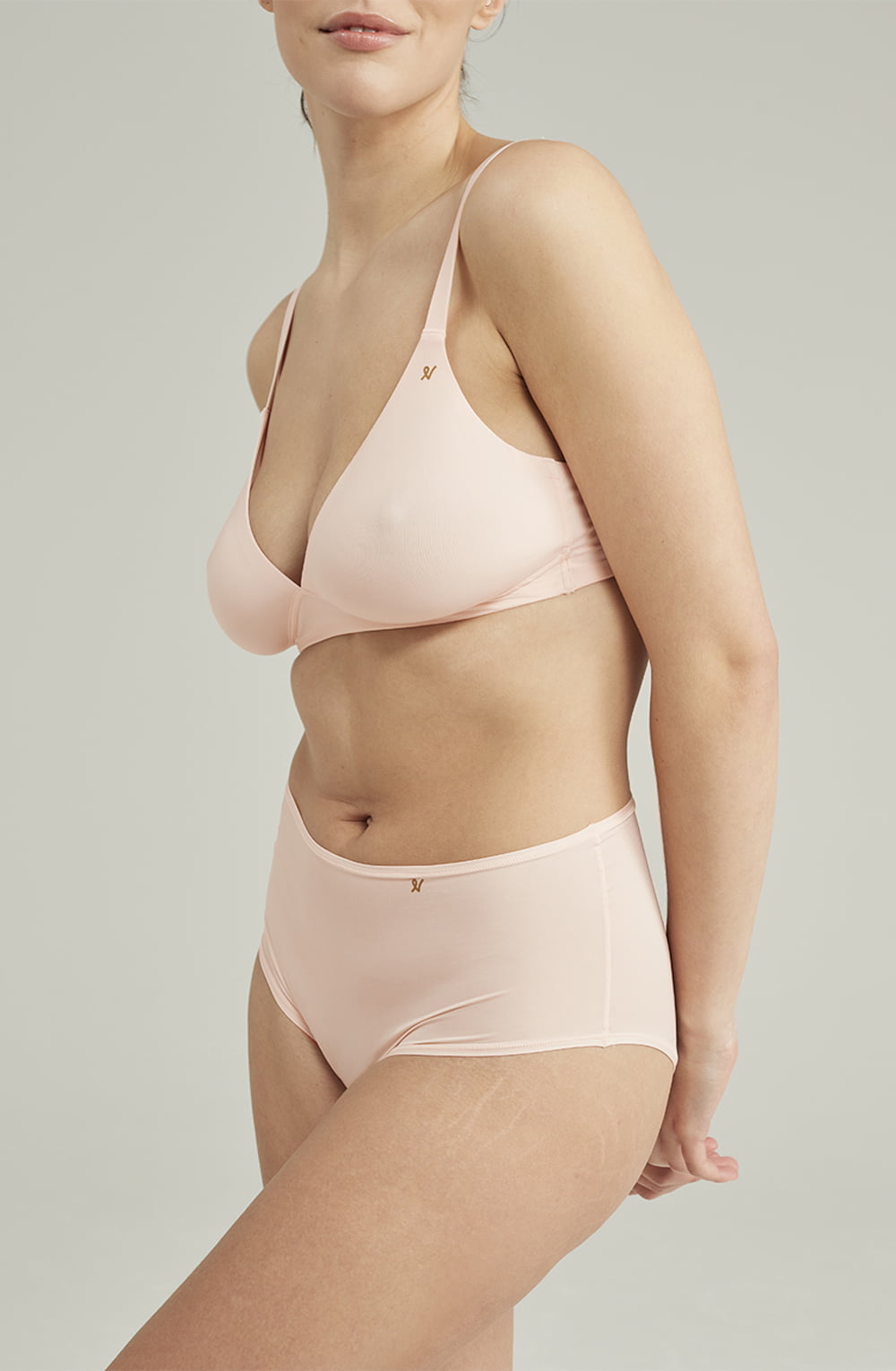 The Second Skin Stretch Easy Does It Bralette Blush Pink Everyday Lingerie Sets