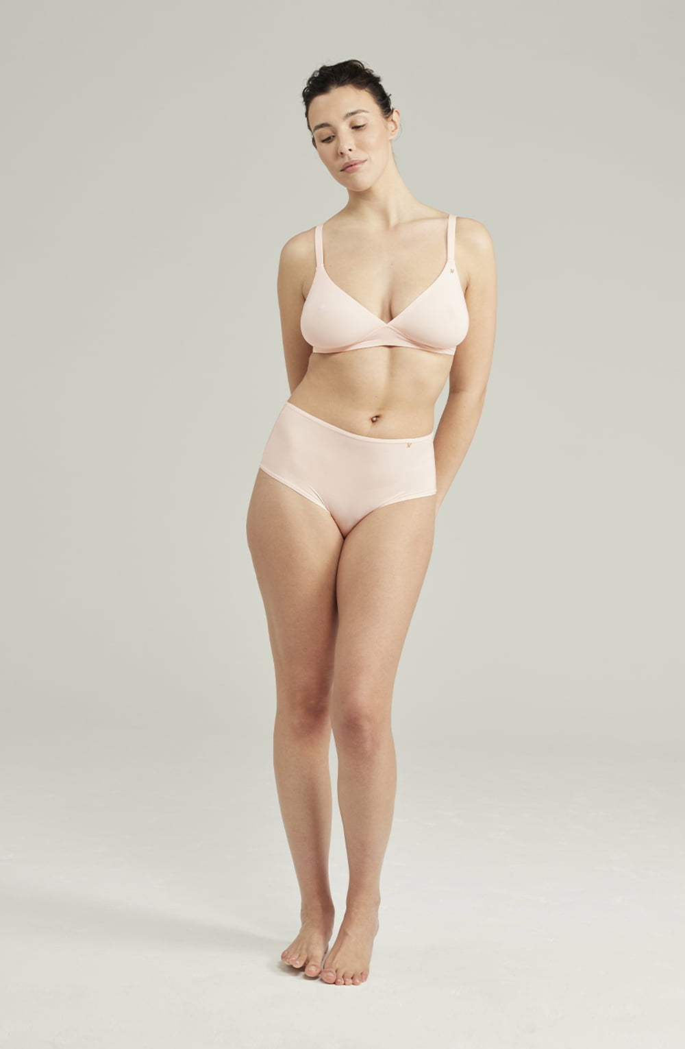 The Second Skin Stretch Easy Does It Bralette Blush Pink Everyday Lingerie Sets