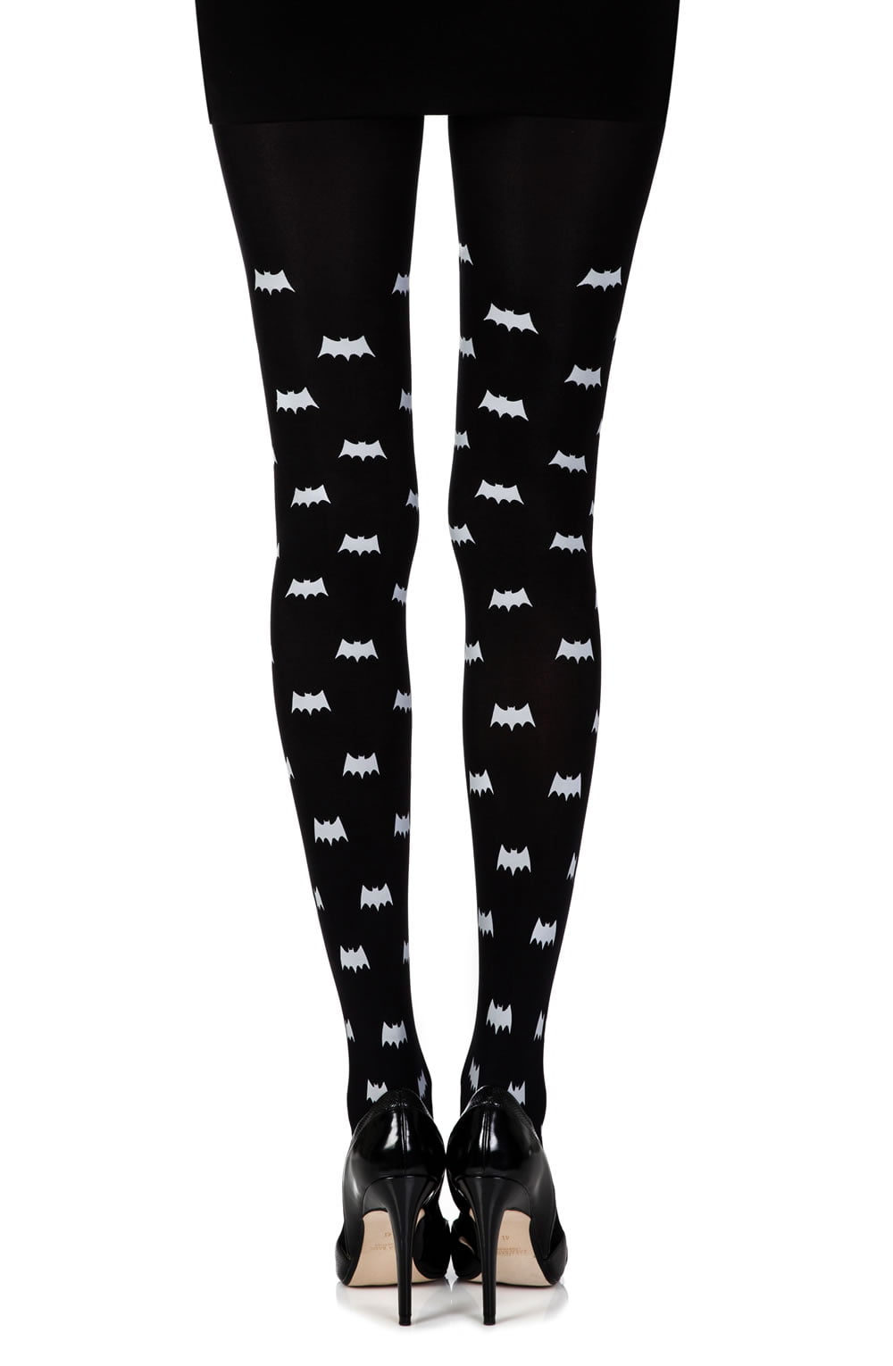 Super Hero Black Print Tights Hosiery Hosiery
