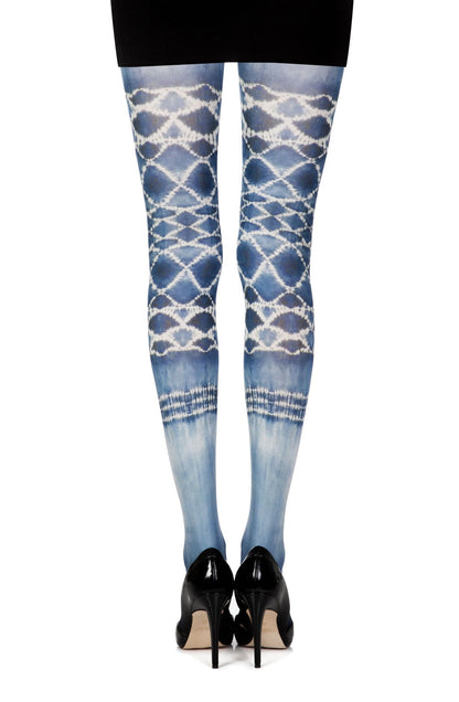Sea World White Print Tights Hosiery Hosiery