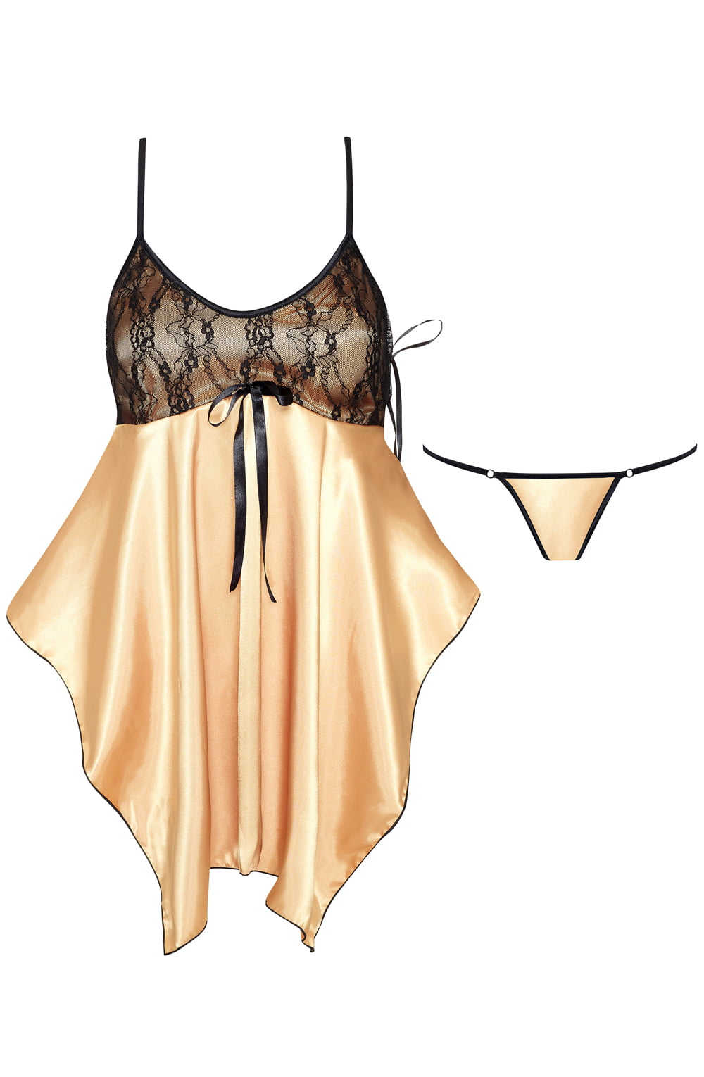 BN Julieta Chemise Gold Bedroom Wear Chemises
