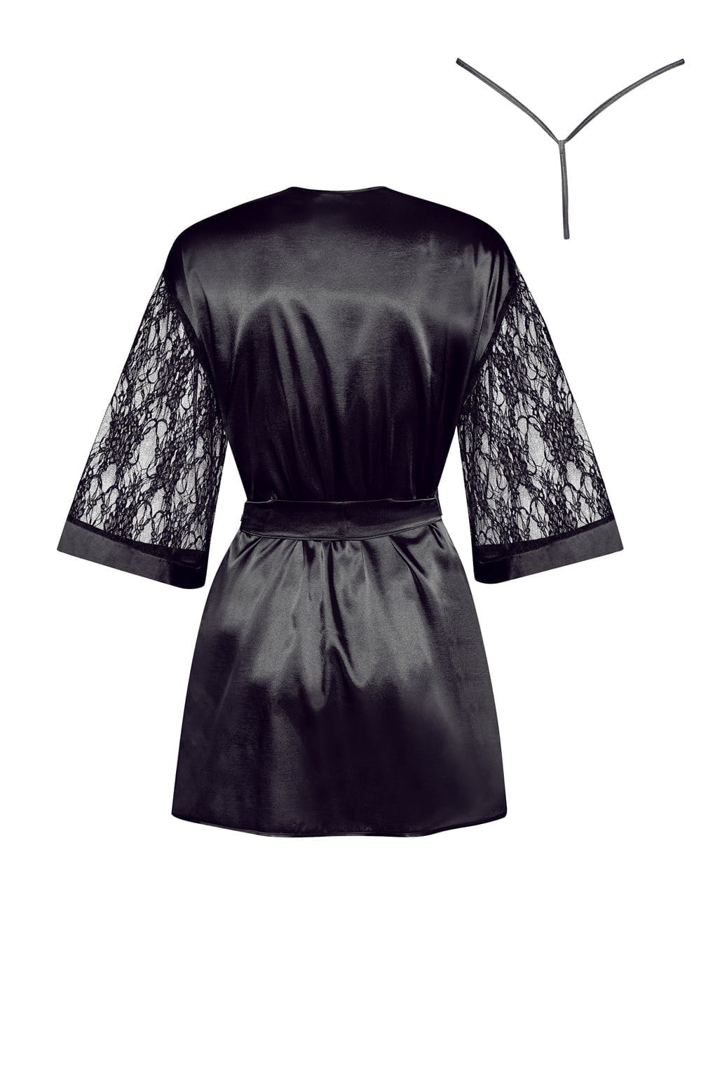 BN Marissa Peignoir Black Bedroom Wear Nightwear