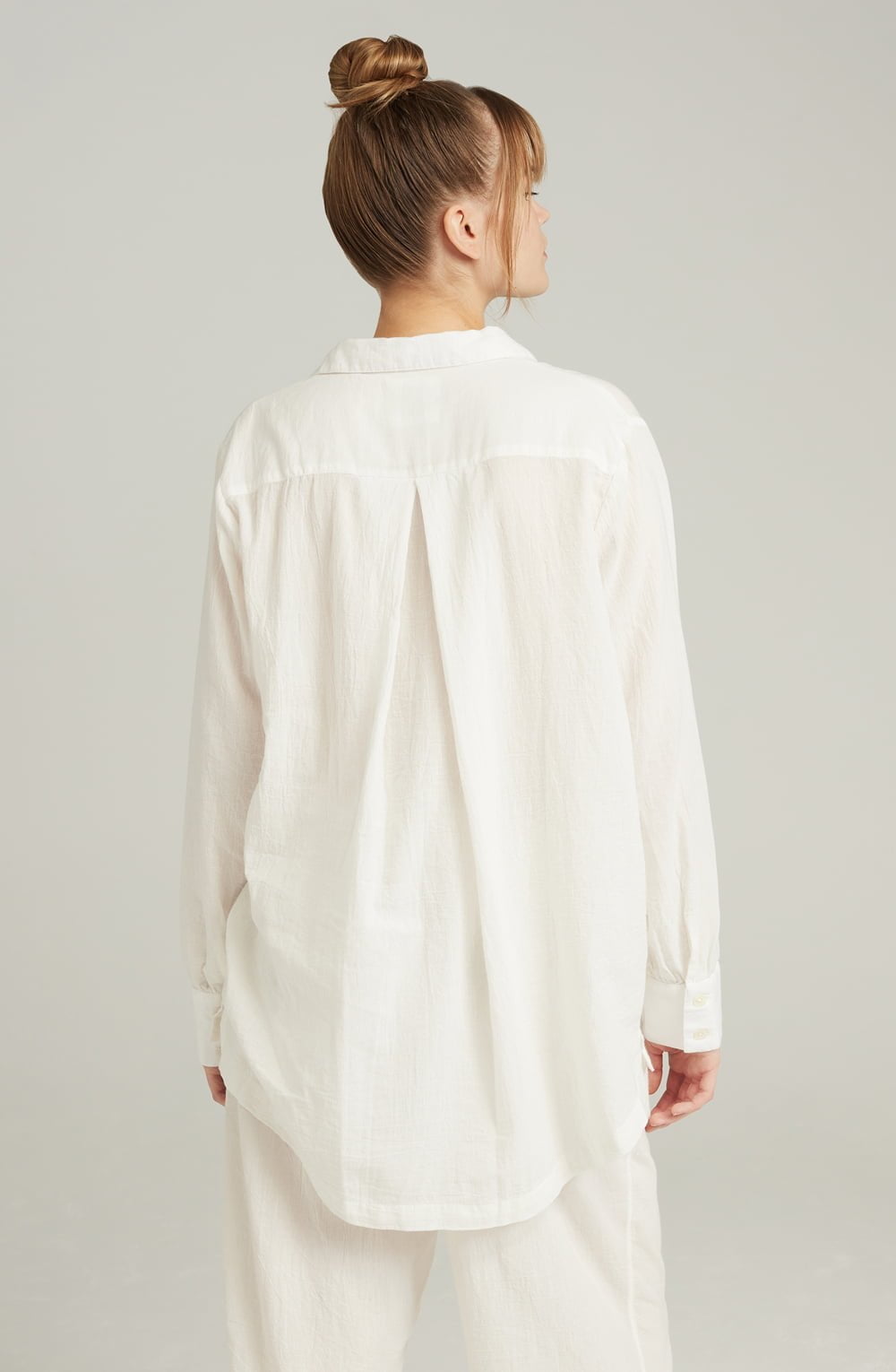 The Midi Shirt Organic Cotton White Nightwear Nightdresses