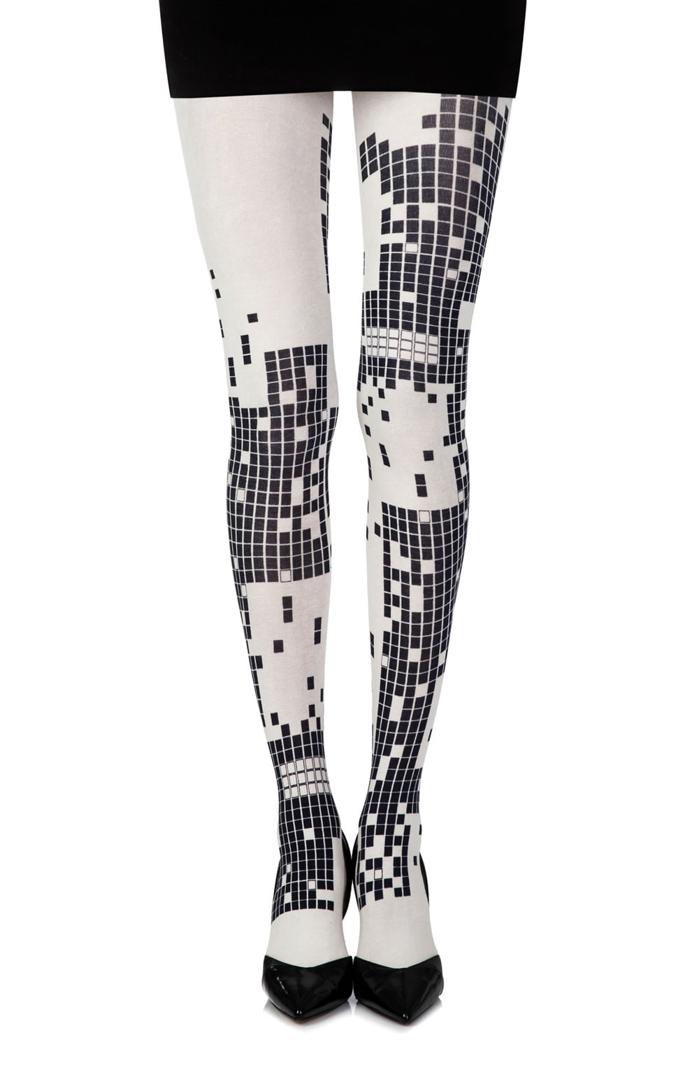 Game Boy Cream Print Tights Hosiery Tights